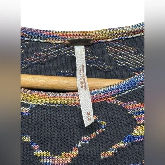 Free People Take Me Out printed Bodycon tiger print neon striped - Picture 4 of 9